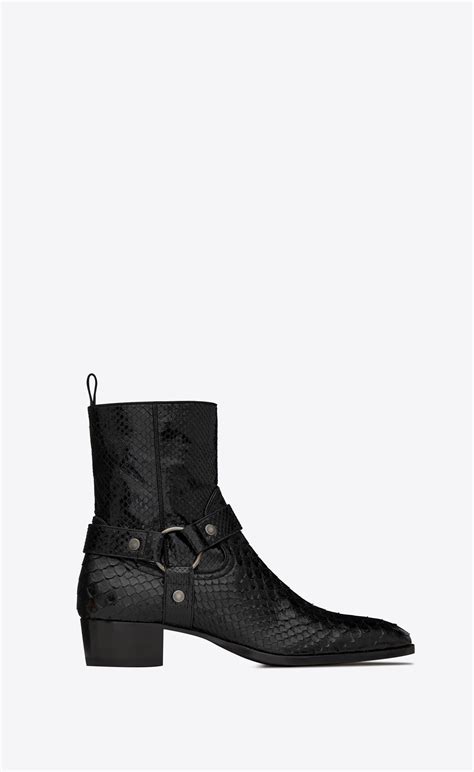 ysl wyatt boot alternative|wyatt zippered boots in python.